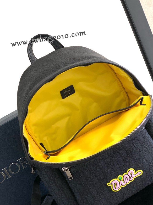Dior专柜新款迪奥高仿原单Rider 2.0拉链双肩背包男士后背包 djfk1732